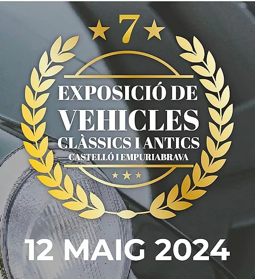 7 exposición de vehículos clásicos y antiguos en Castello D'empuries y Empuriabrava
